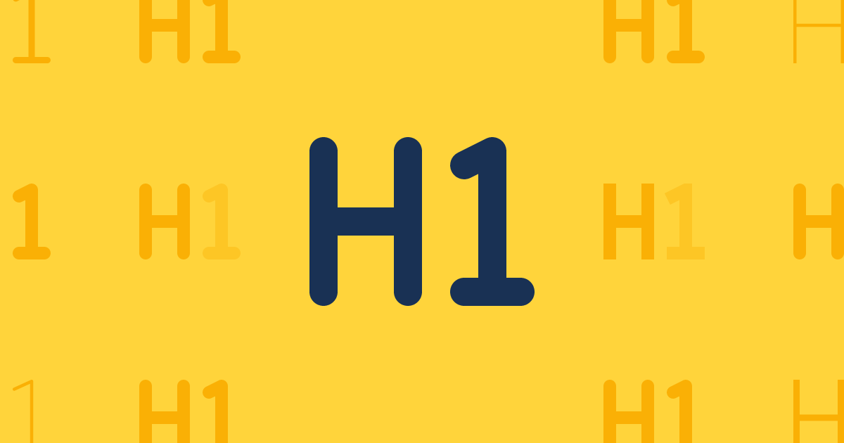 H1 Icon Font Awesome