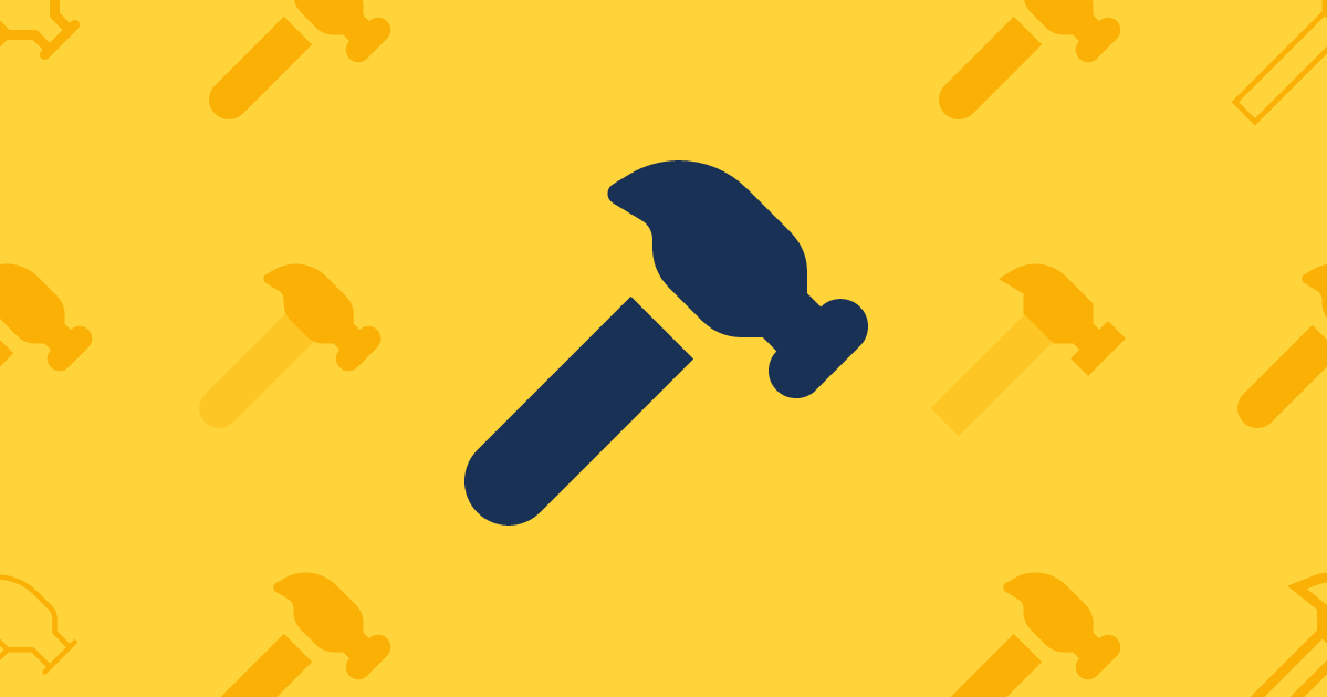 Hammer Regular Icon Font Awesome