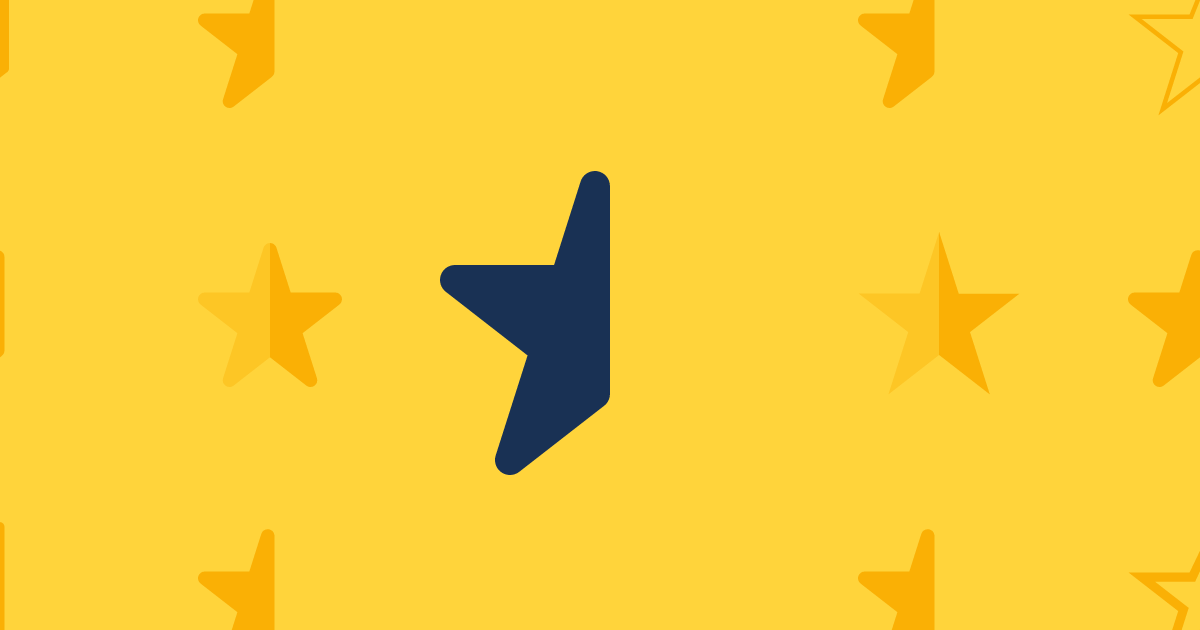 Star Sharp Half Icon Font Awesome