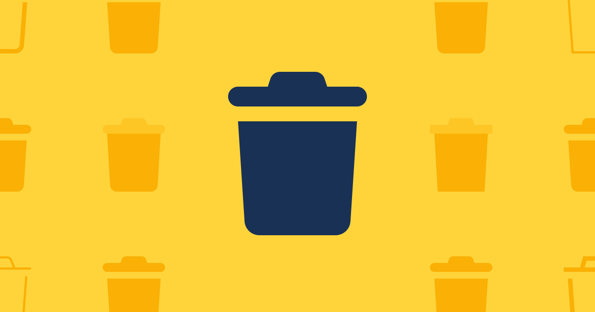 Trash Solid Icon Font Awesome