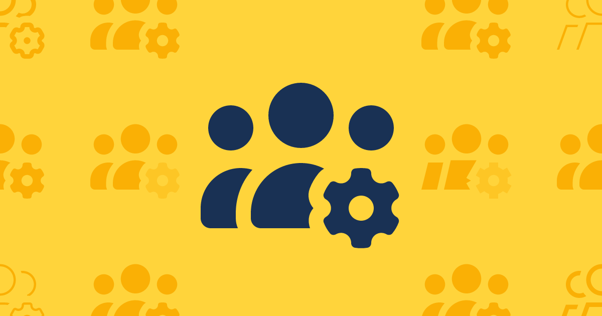 Users Gear Solid Icon Font Awesome