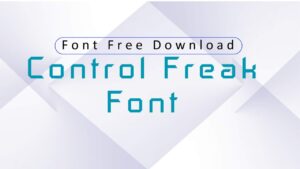 Control Freak Font