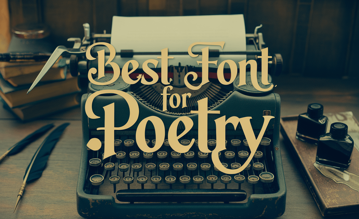 Best Fonts for Poetry