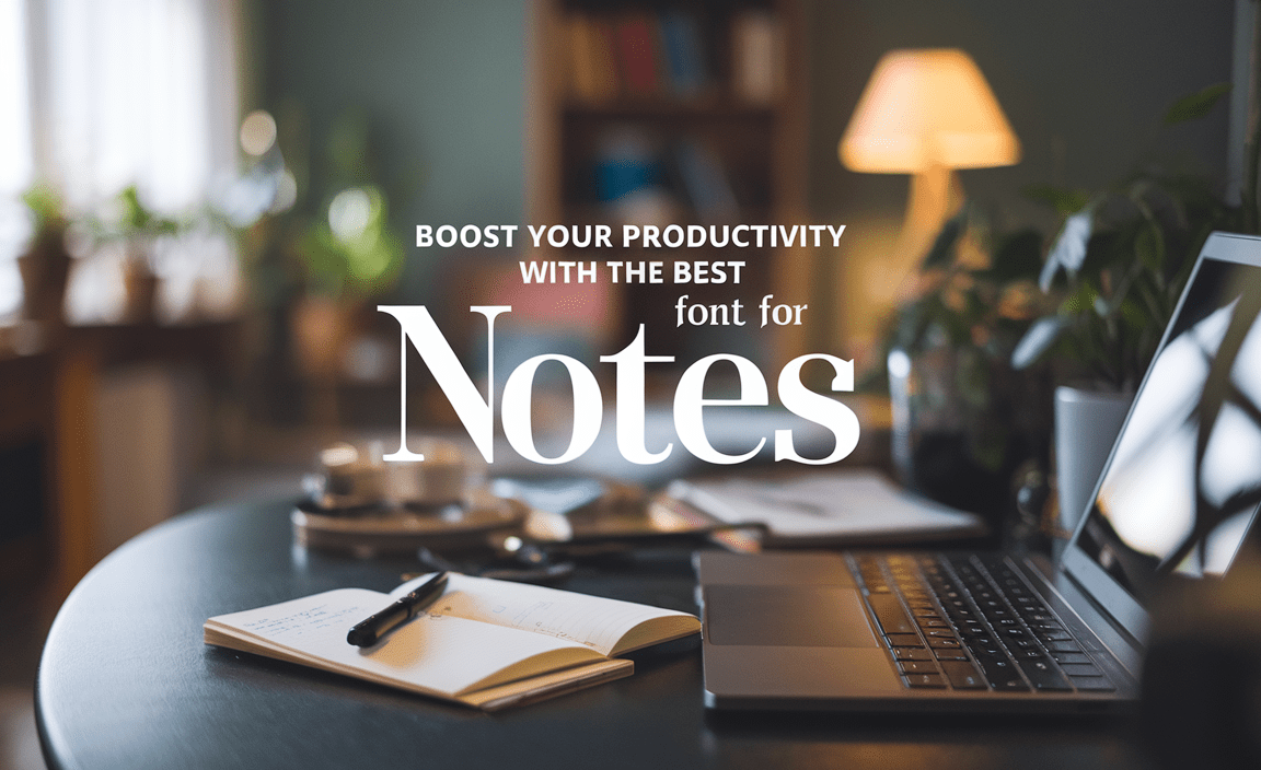 Boost Your Productivity with the Best Font for Notes