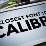 Closest Font To Calibri