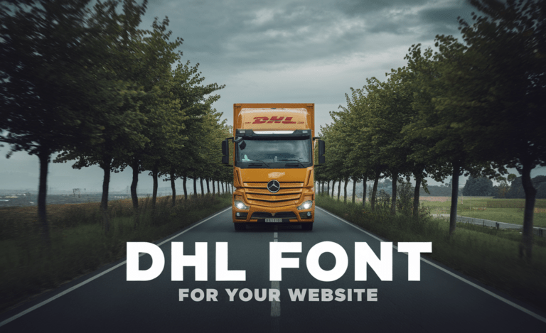DHL Font For Your Website