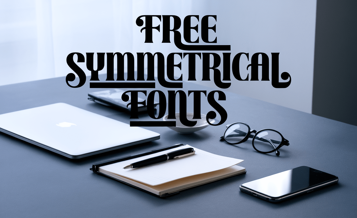 Free Symmetrical Fonts