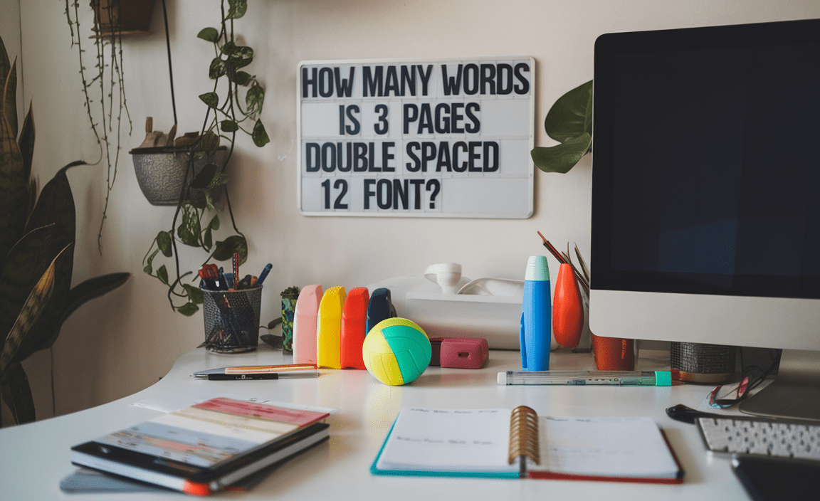 How Many Words Is 3 Pages Double Spaced 12 Font