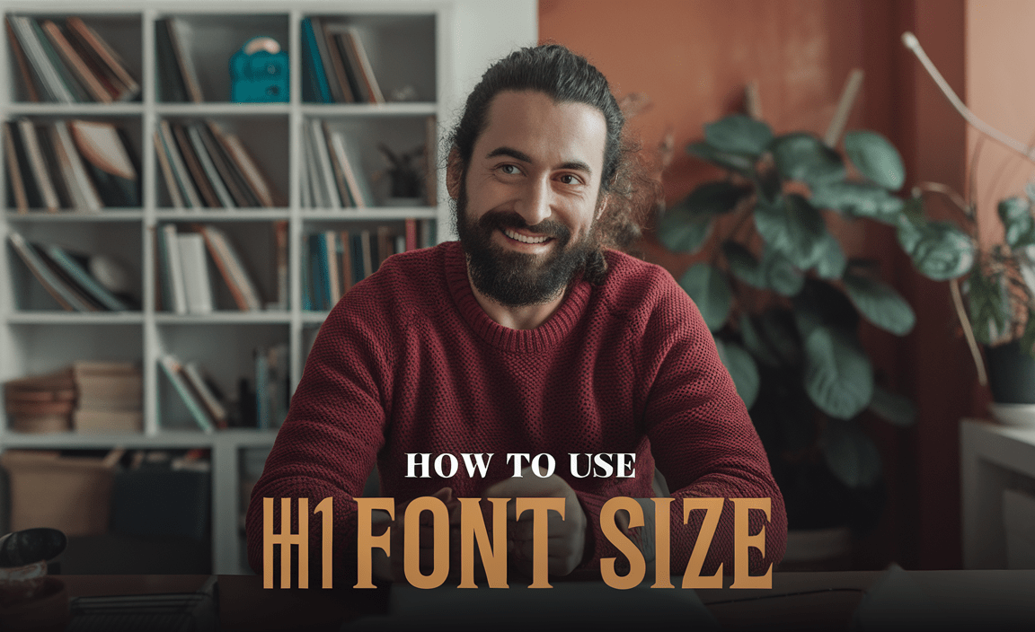 How To Use H1 Font Size