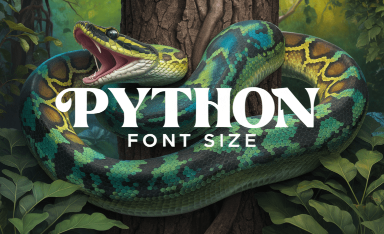 Python Font Size