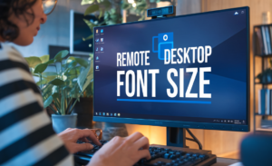 Remote Desktop Font Size
