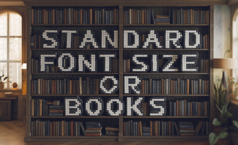 Standard Font Size For Books