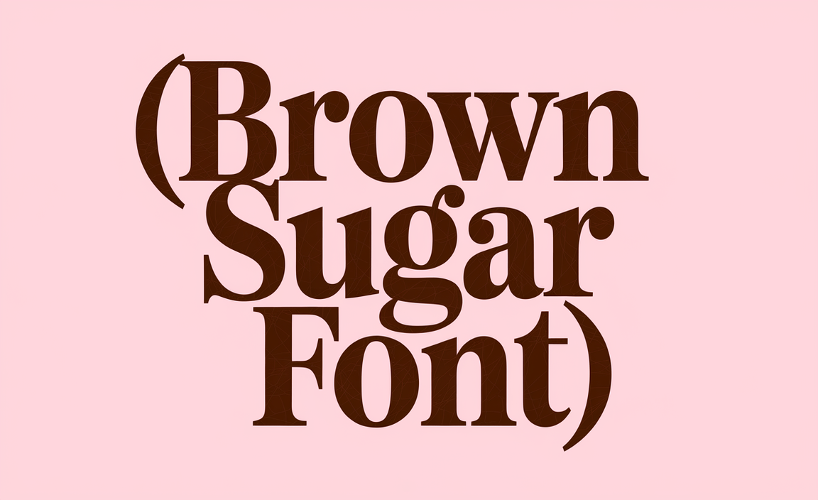 Brown Sugar Font