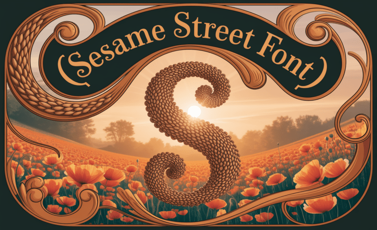 Sesame Street Font