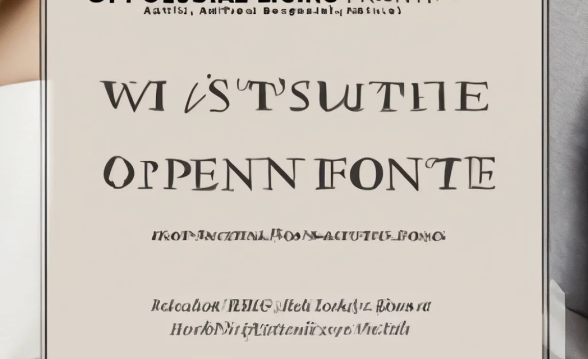 Common Font Usage Scenarios