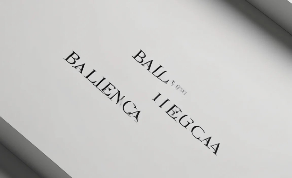 The Influence of Balenciaga Font in Fashion