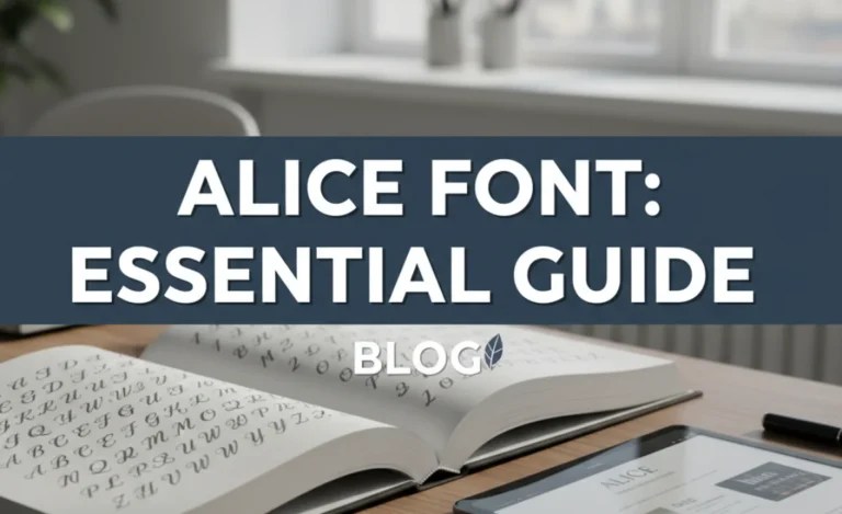 Alice Font: Essential Guide