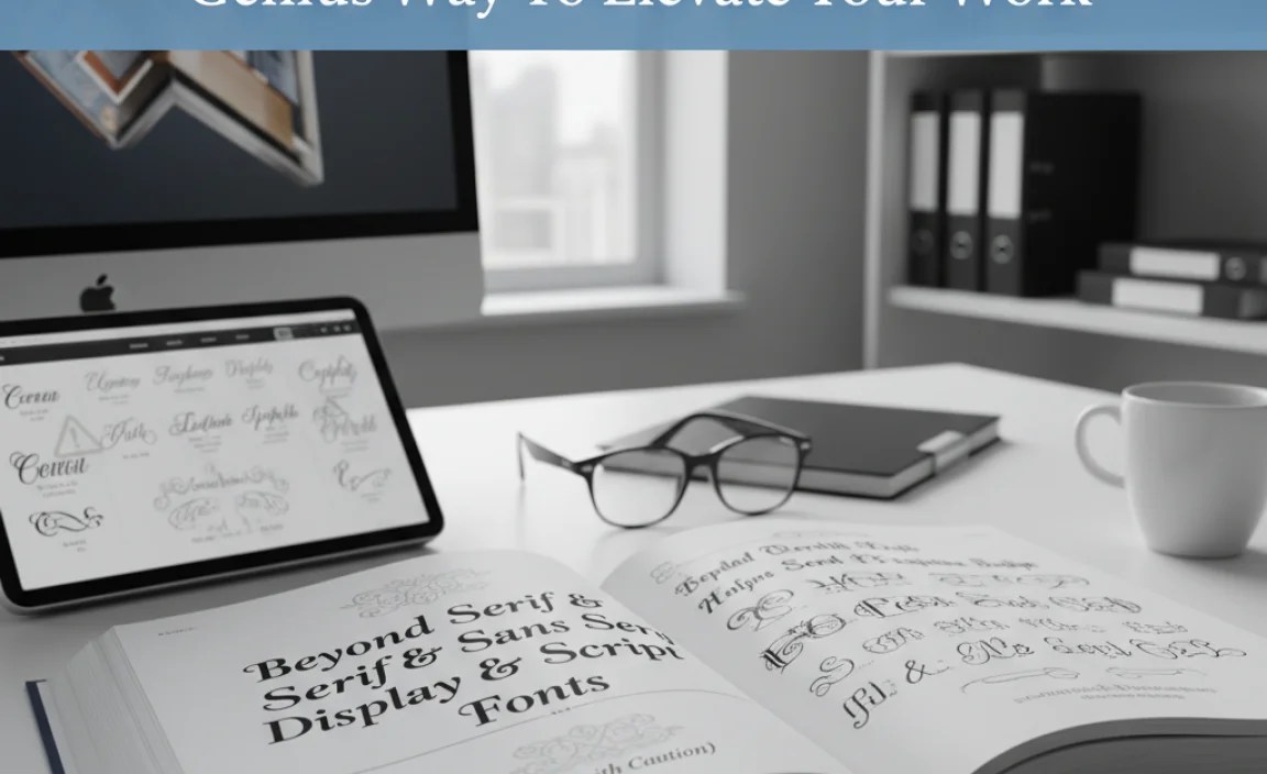 Beyond Serif and Sans Serif: Display and Script Fonts (Use with Caution!)