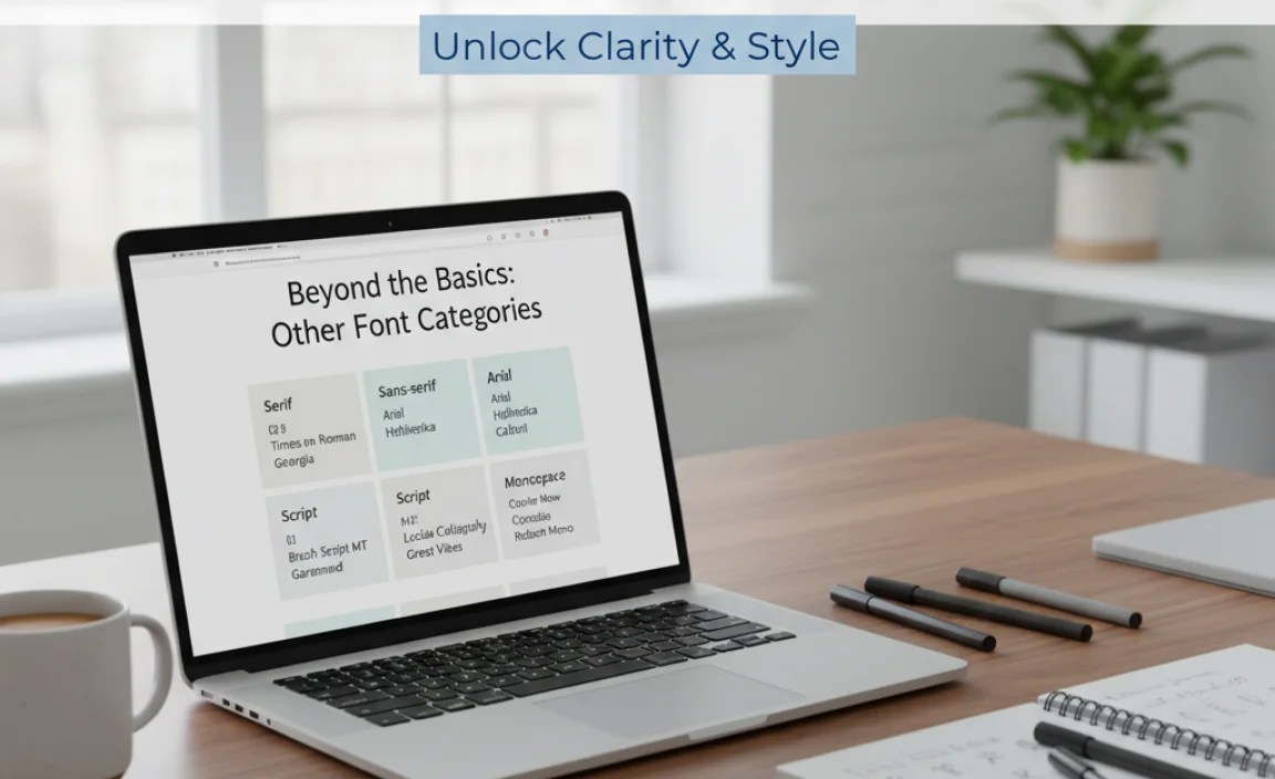 Beyond the Basics: Other Font Categories