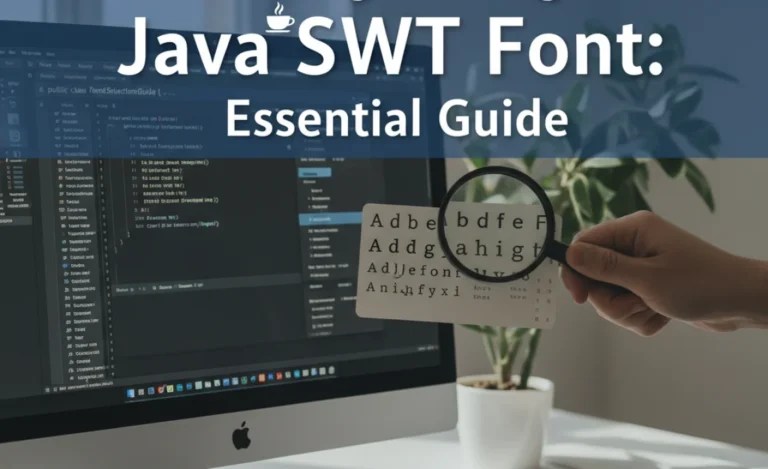 Choosing The Right Java SWT Font: Essential Guide