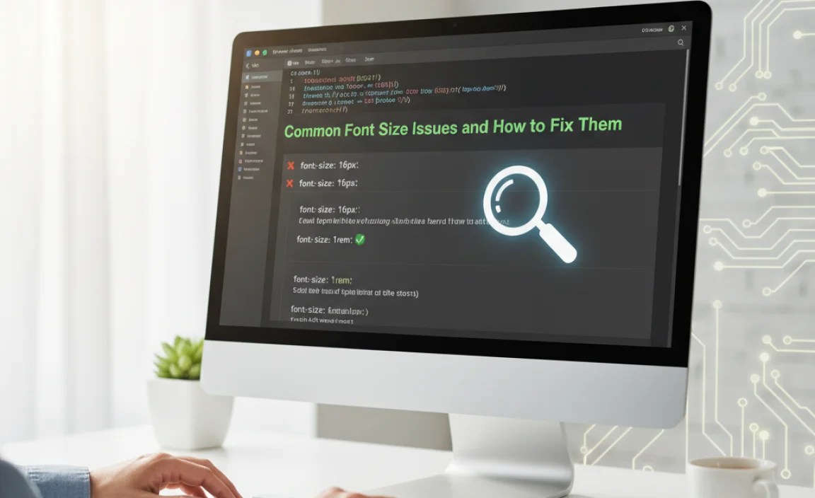 Common Font Size Issues and How to Fix Them