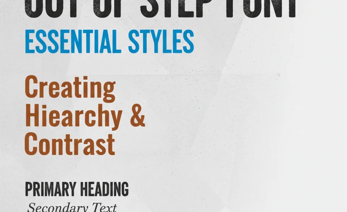 Creating Hierarchy and Contrast