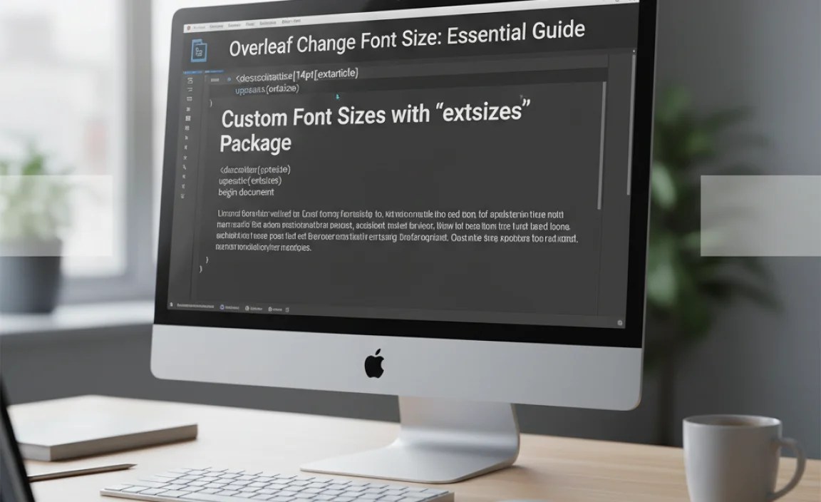 Custom Font Sizes with `extsizes` Package