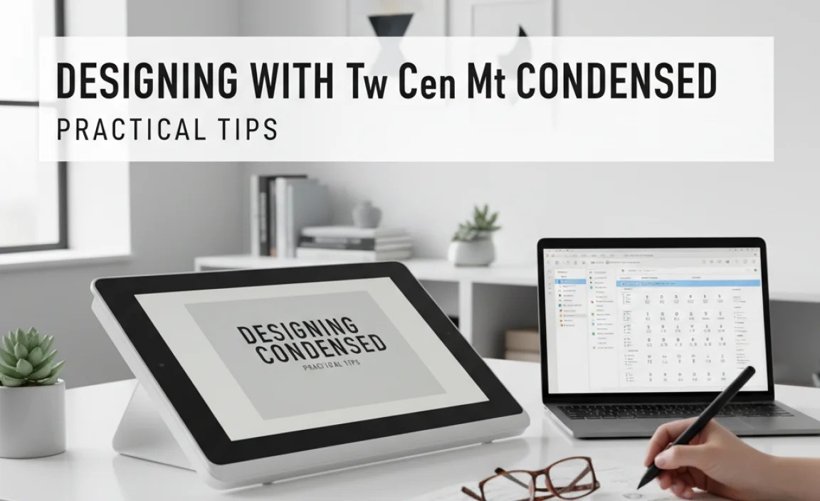 Designing with Tw Cen Mt Condensed: Practical Tips