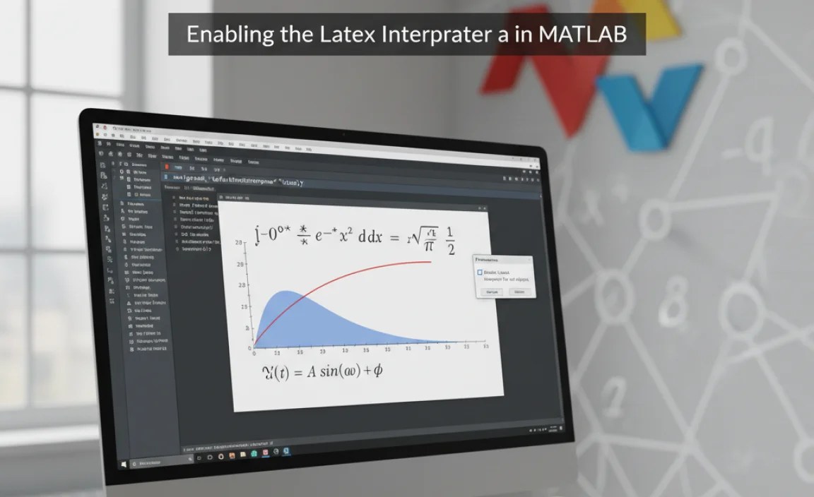 Enabling the LaTeX Interpreter in MATLAB