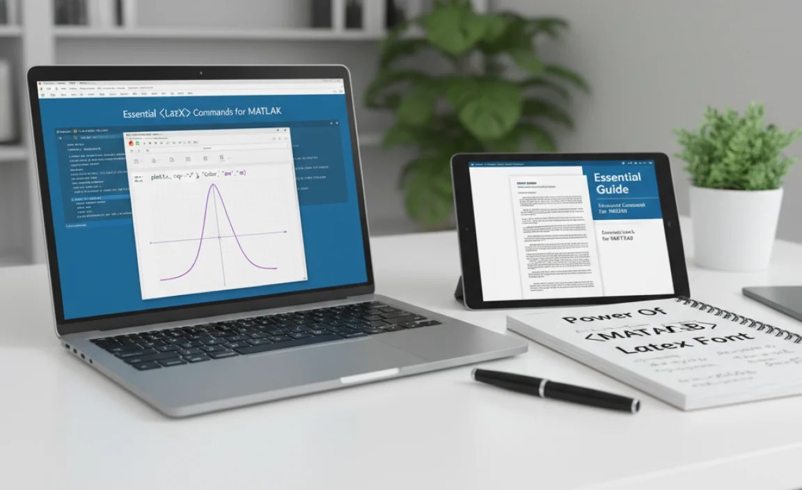 Essential LaTeX Commands for MATLAB
