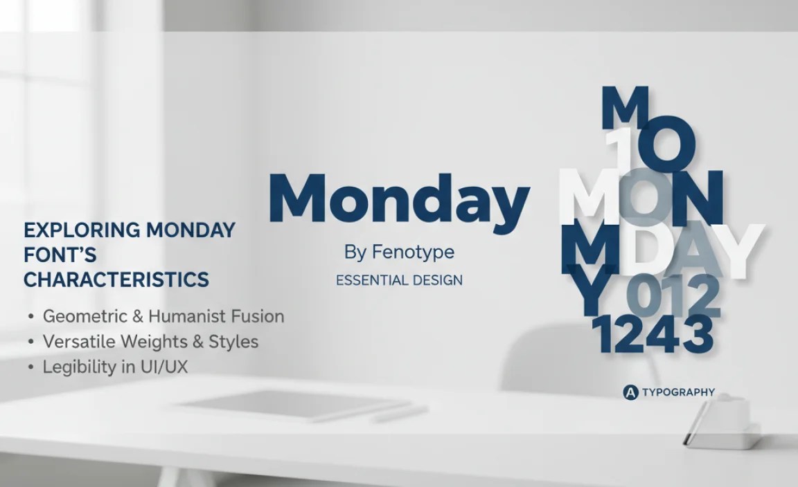 Exploring Monday Font’s Characteristics