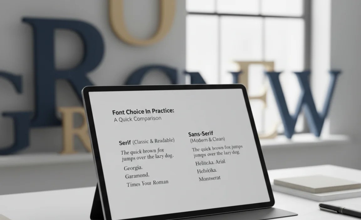 Font Choice In Practice: A Quick Comparison