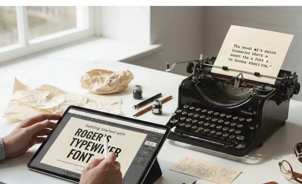 Getting Started with Roger’s Typewriter Font