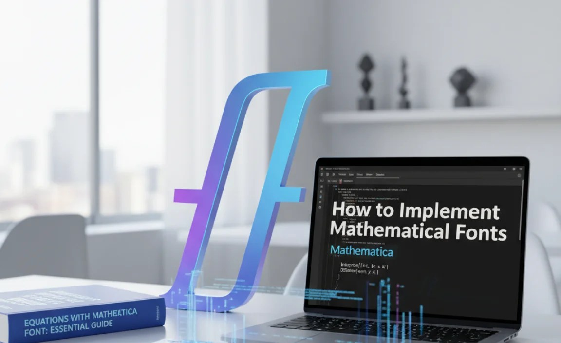 How to Implement Mathematical Fonts
