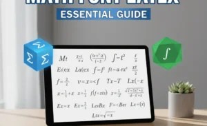 Math Font Latex: Essential Guide
