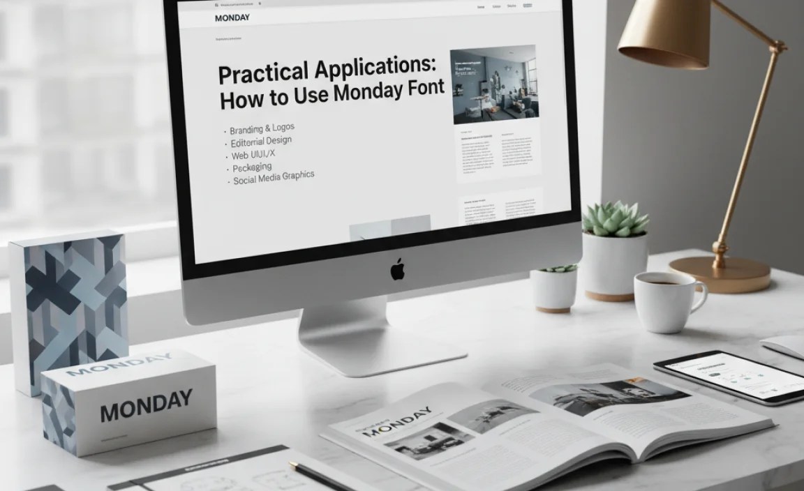 Practical Applications: How to Use Monday Font
