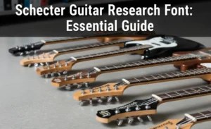 Schecter Guitar Research Font: Essential Guide