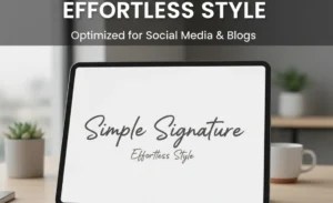 Simple Signature Font: Effortless Style