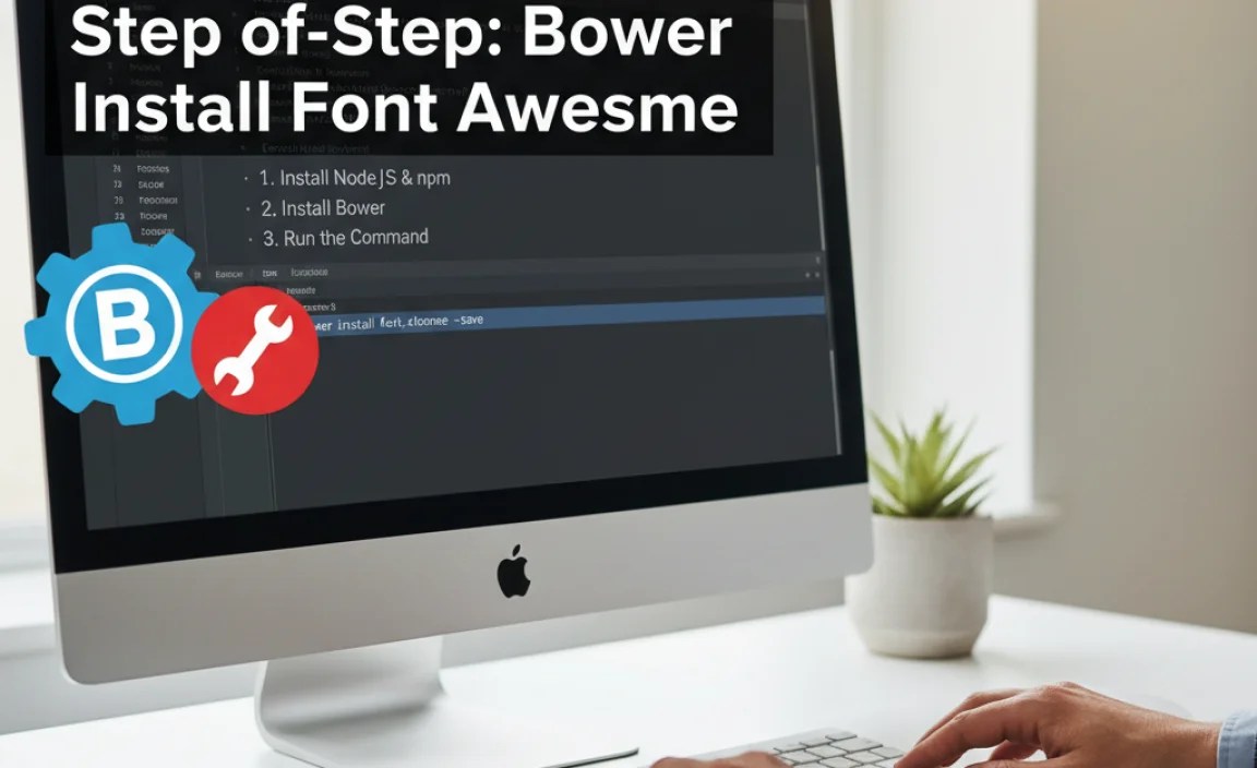 Step-by-Step: Bower Install Font Awesome