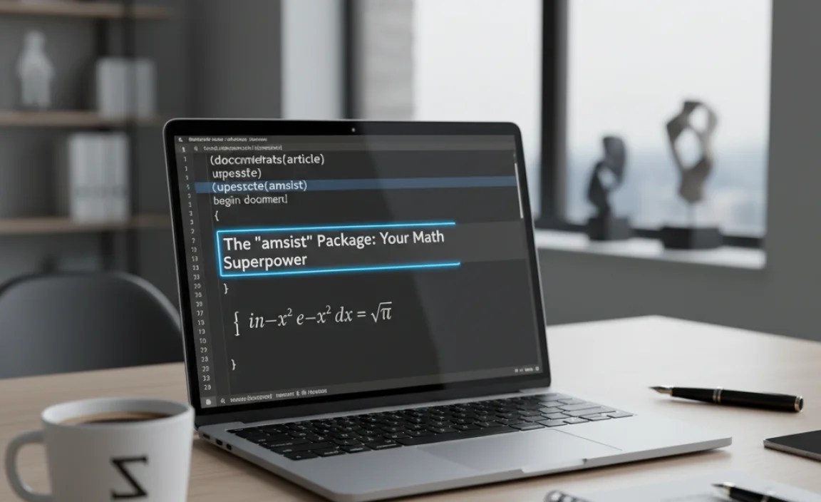 The `amsmath` Package: Your Math Superpower