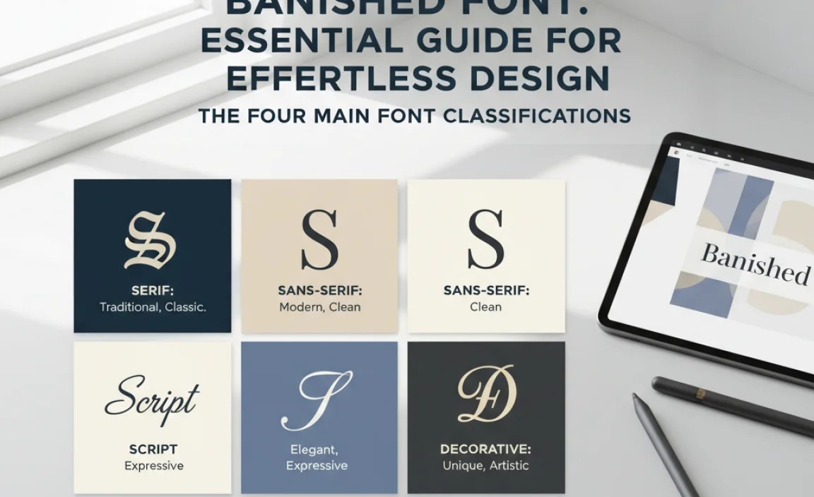 The Four Main Font Classifications