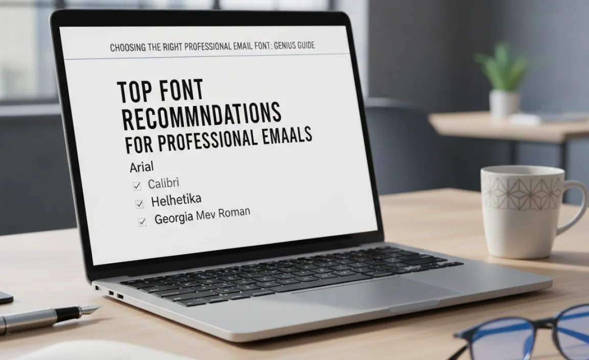 Top Font Recommendations for Professional Emails