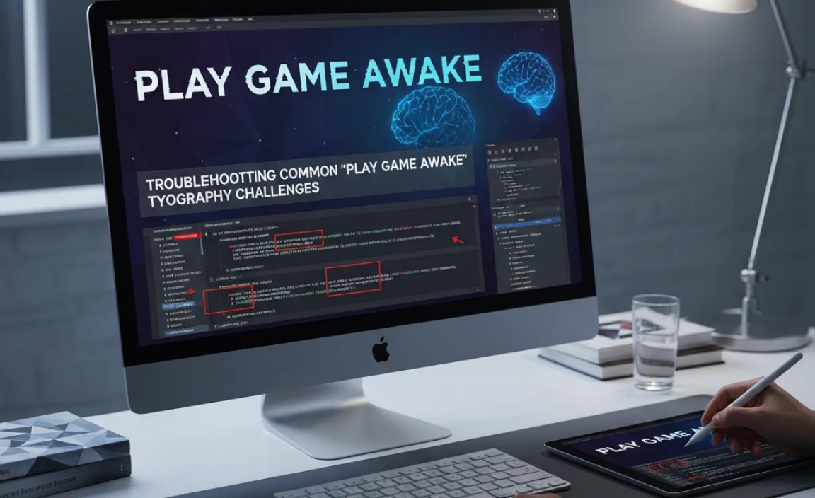 Troubleshooting Common “Play Game Awake” Typography Challenges