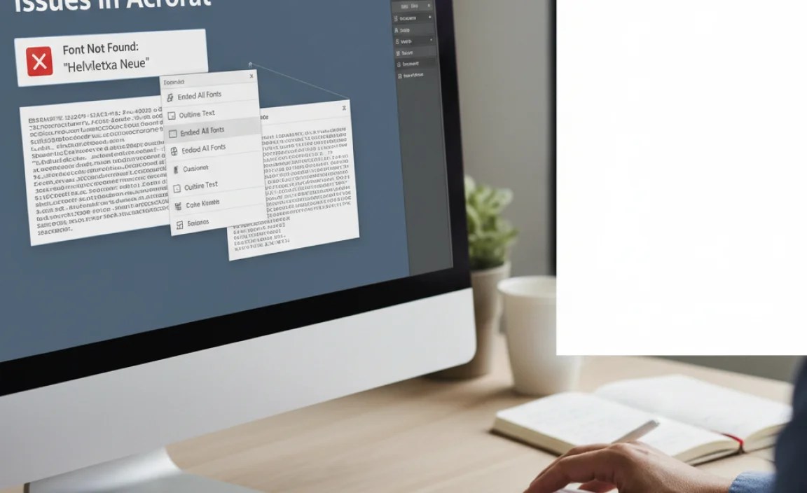 Troubleshooting Common Font Issues in Acrobat