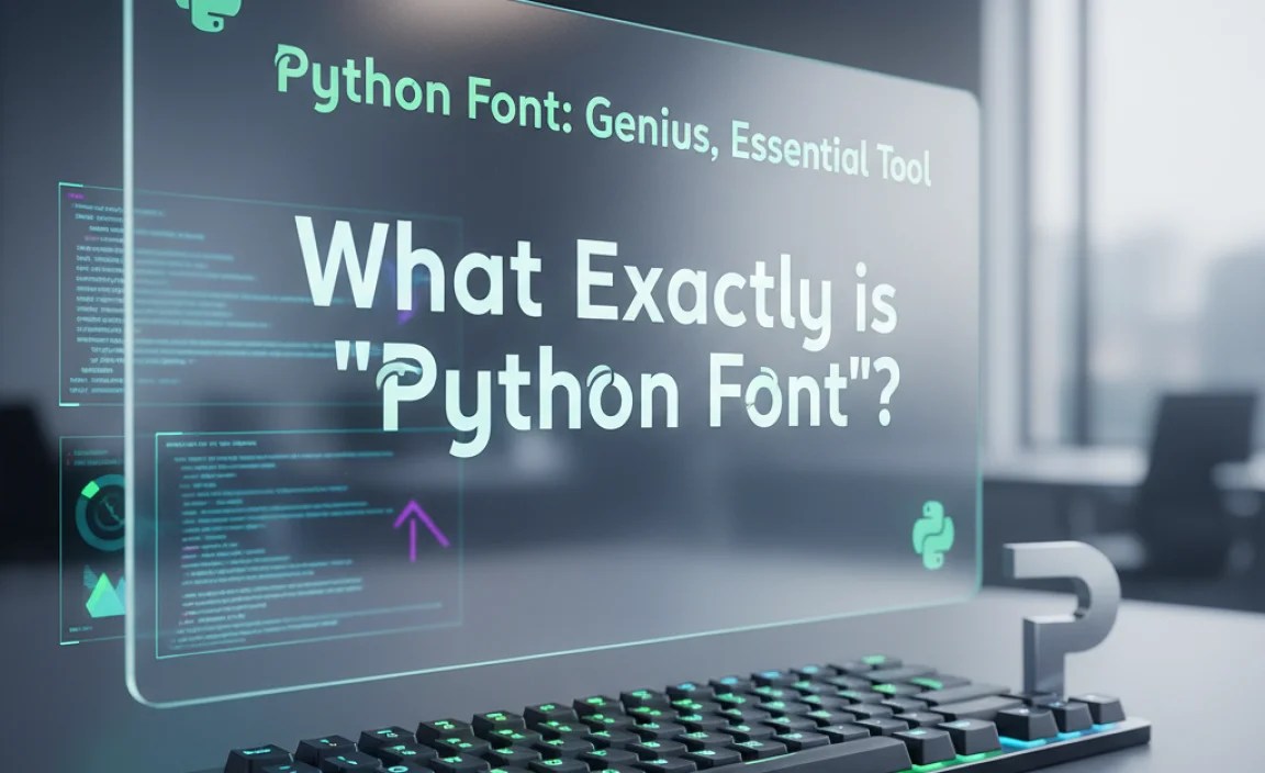 What Exactly is “Python Font”?