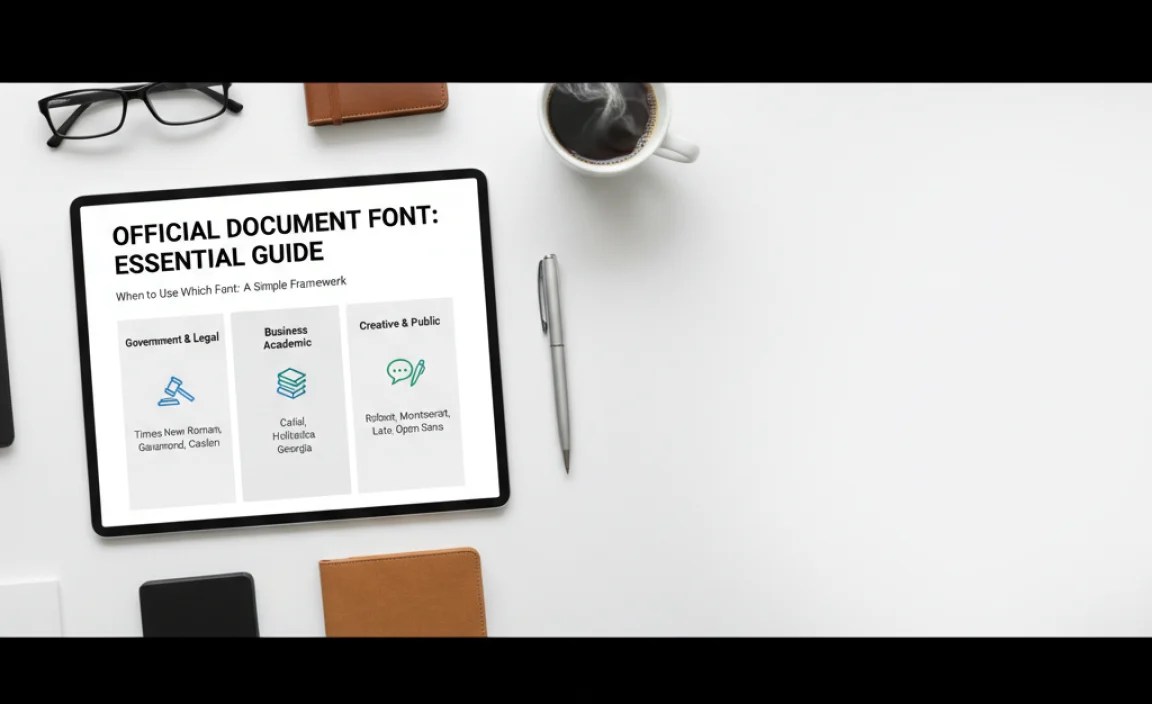 When to Use Which Font: A Simple Framework