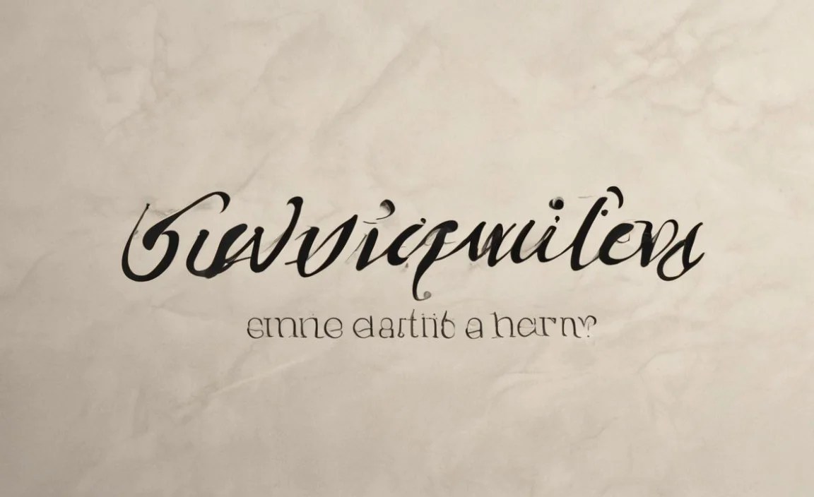 Fonts That Resemble Real Handwriting