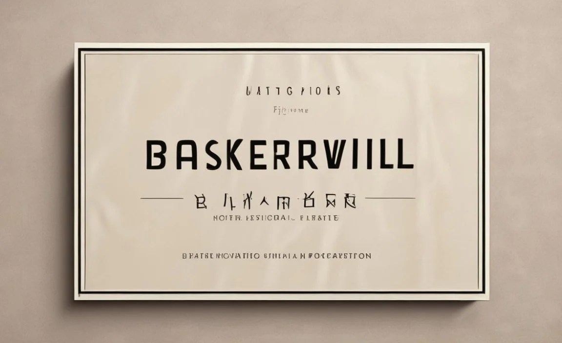 Best Fonts for Pairing with Baskerville