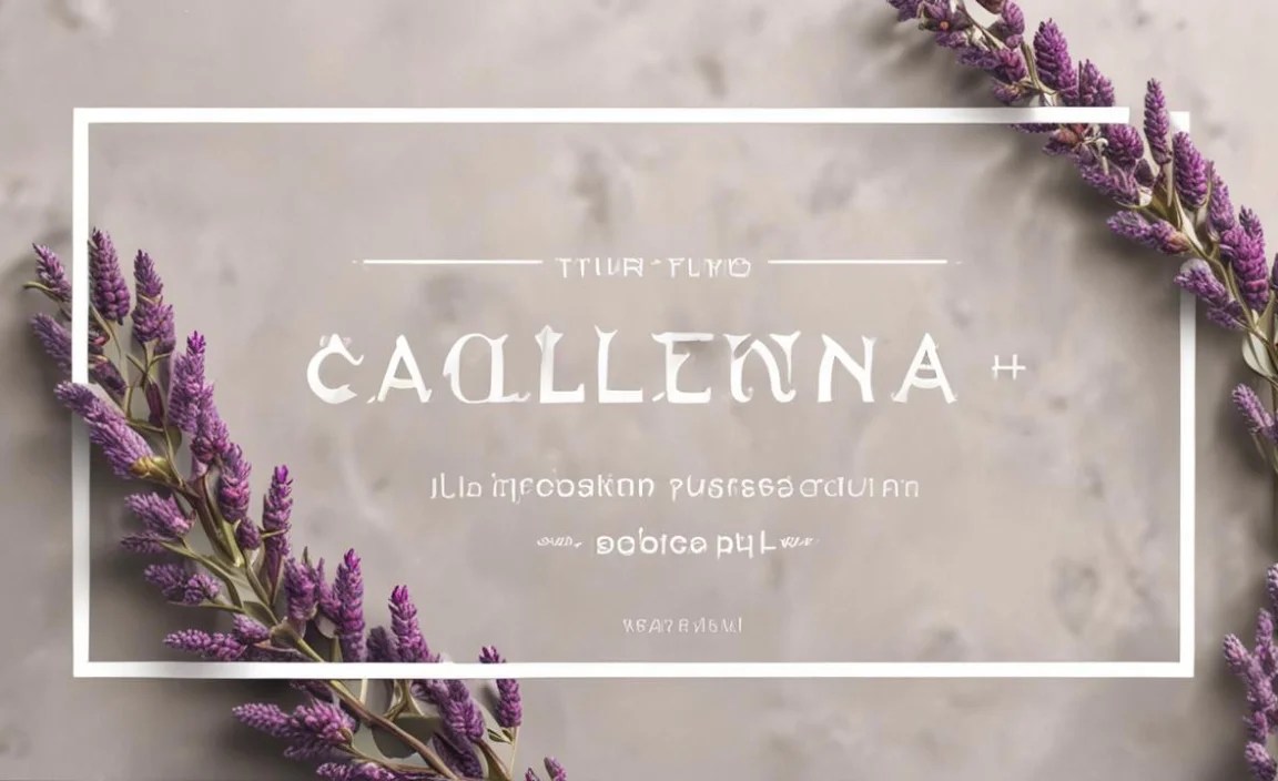 Calluna Font vs. Other Font Types: A Snapshot