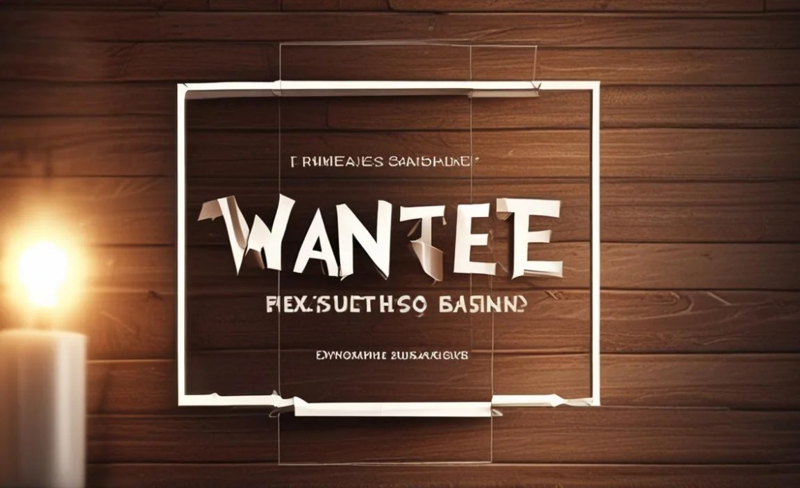 Choosing the Right &ldquo;Wanted Font&rdquo; for Your Project